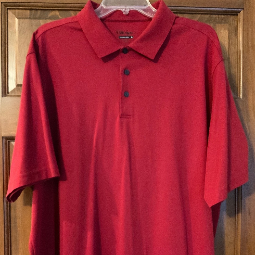 Walter Hagen Polo Shirt, XXL, Red